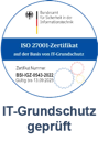 BSI IT-Grundschutz, Zertifikat